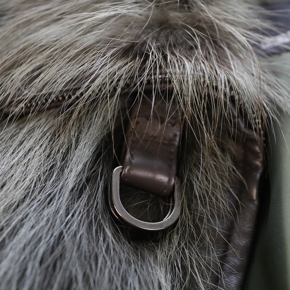 LEATHER AND FUR JACKET - Picture 7 of 9